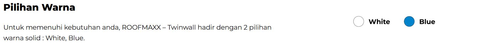 pilihan warna